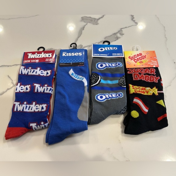 Bundle of Candy and Cookie Snack Socks One Size - Picture 1 of 2